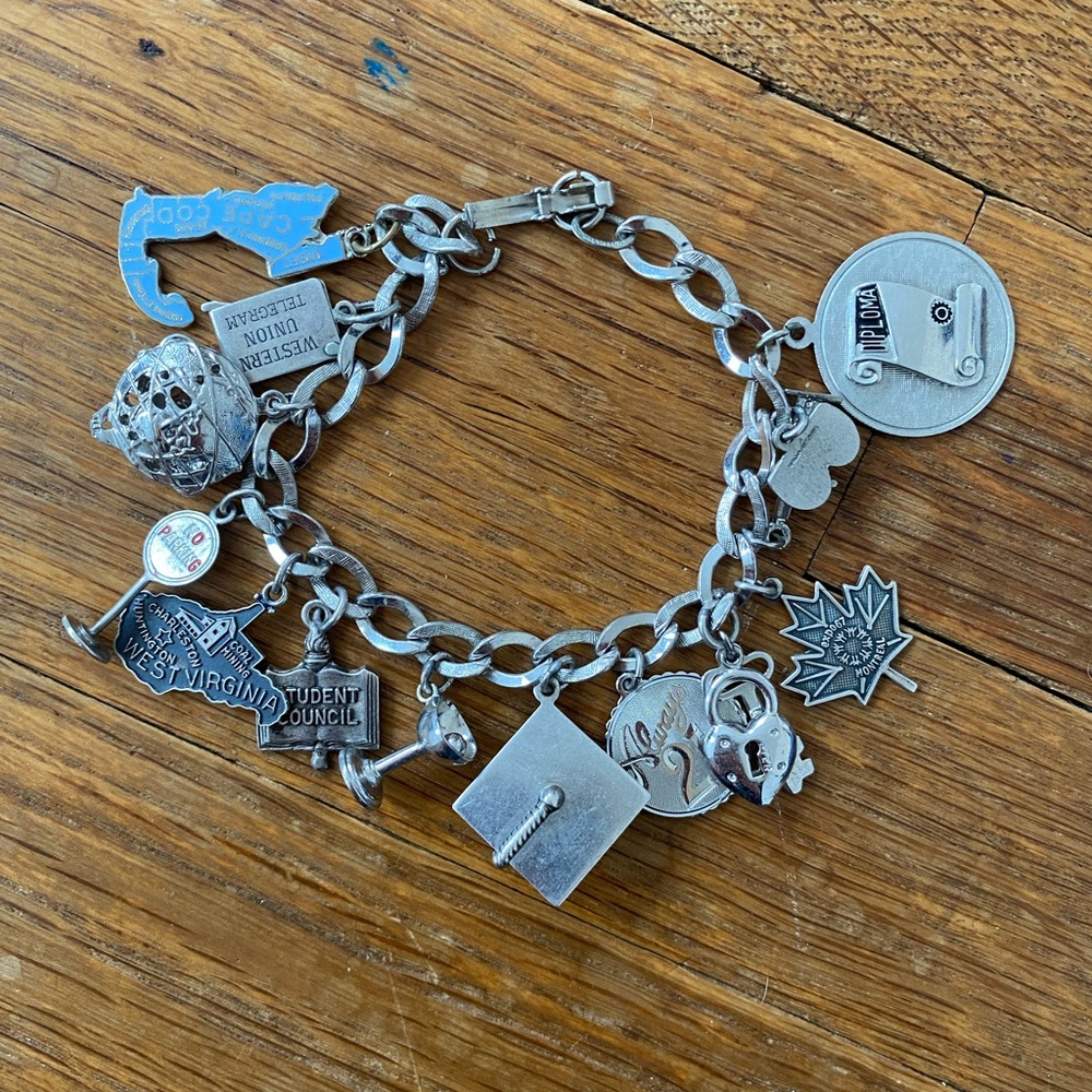 60s charm bracelet